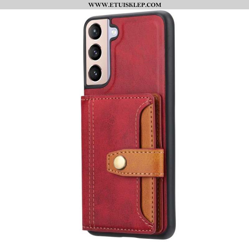 Etui do Samsung Galaxy S22 5G Pasek Podtrzymujący Posiadacza Karty